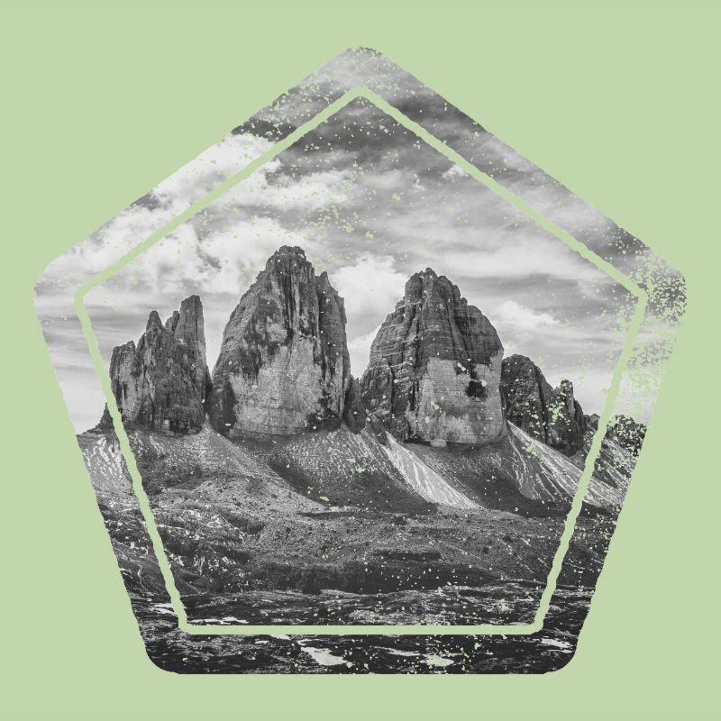 Three Peaks Dolomites Geometric shape Polygon