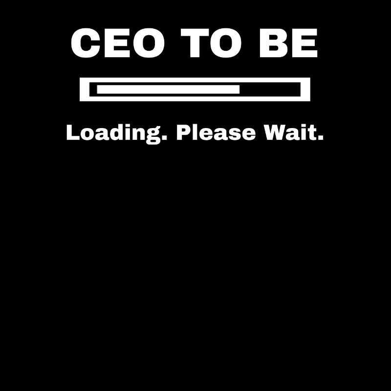CEO Loading Future CEO Lustiges Geschäftsinhaber Geschenk B