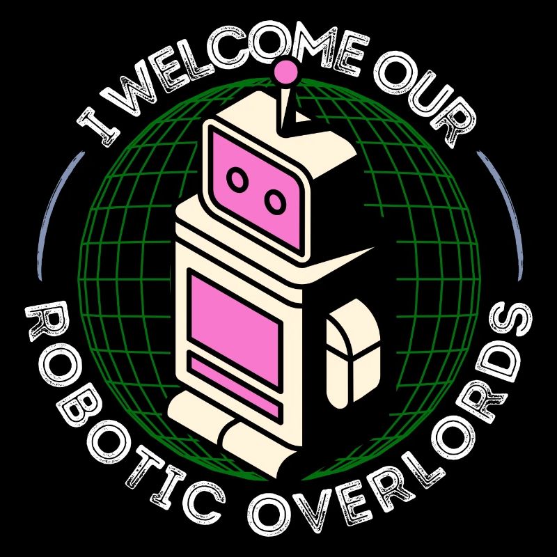 I Welcome Our Robotic Overlords - Retro Robot