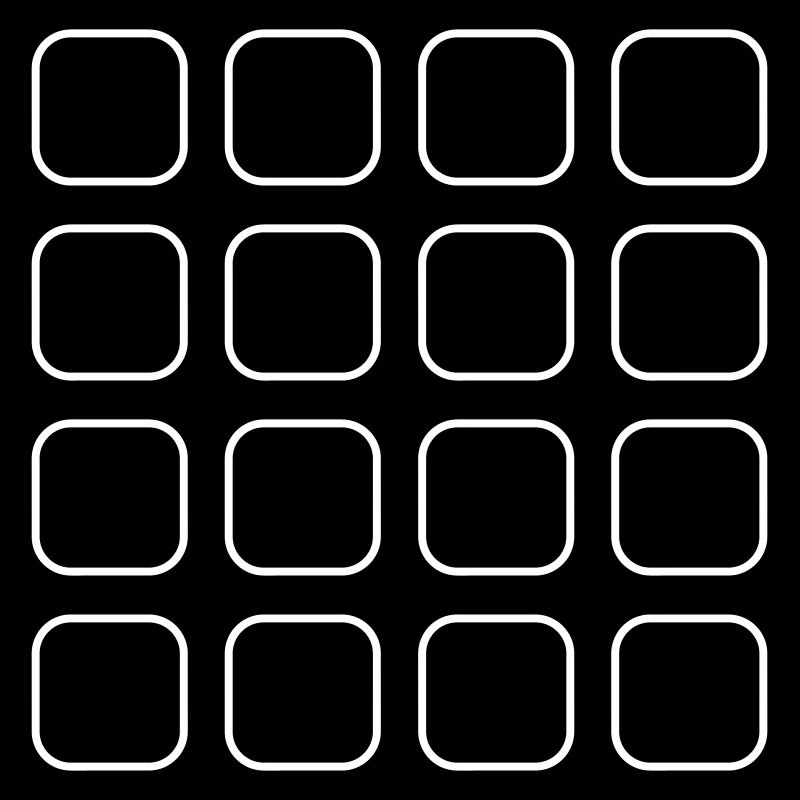 Muster abgerundete Quadrate