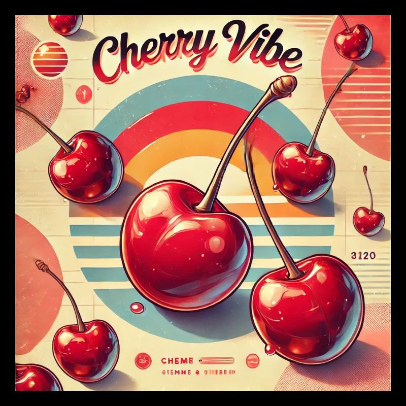 Vibrations sucrées de cerise – nostalgique et ludique