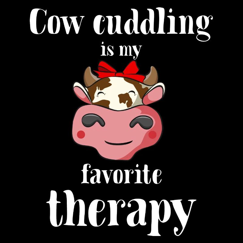 Cow cuddling cow cuddling cuddly cuddly therapy