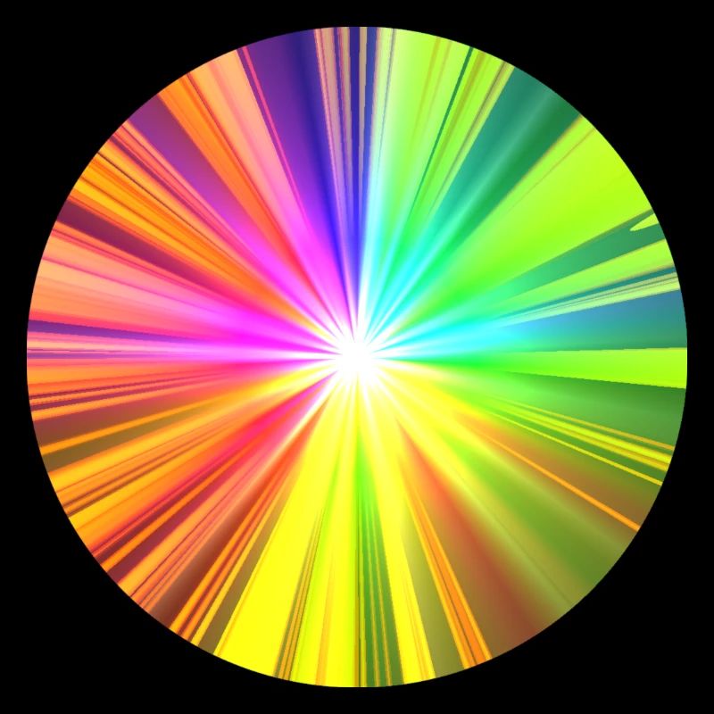 mandala arc-en-ciel