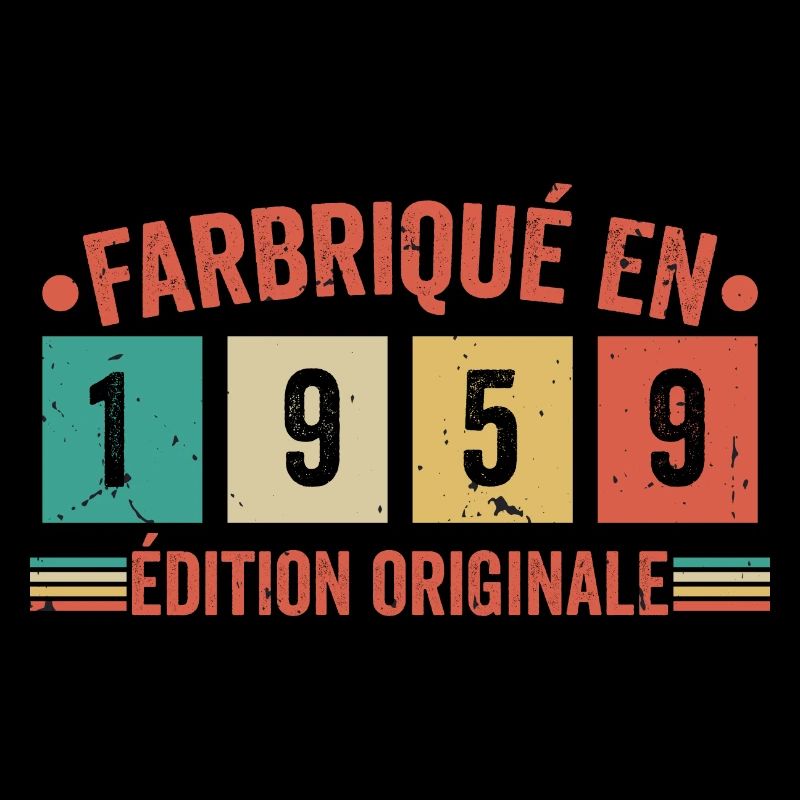 Fabriqué En 1959 édition Originale Cadeau d'annive
