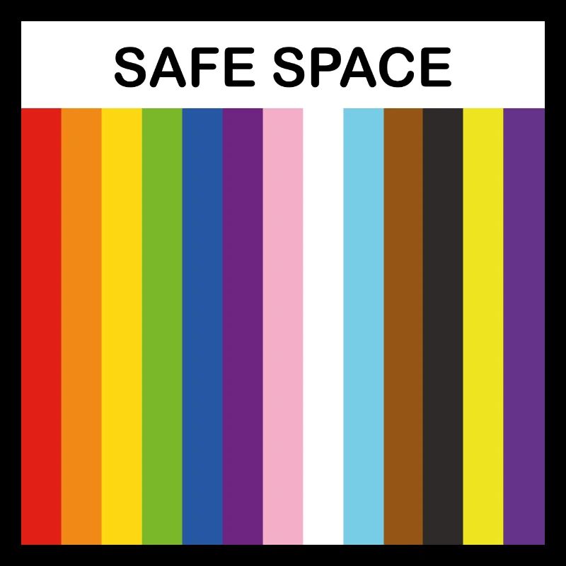 LBGTQIA Safe Space pride ally