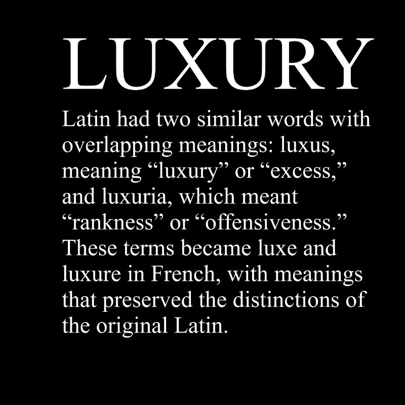 LUXURY - TERM