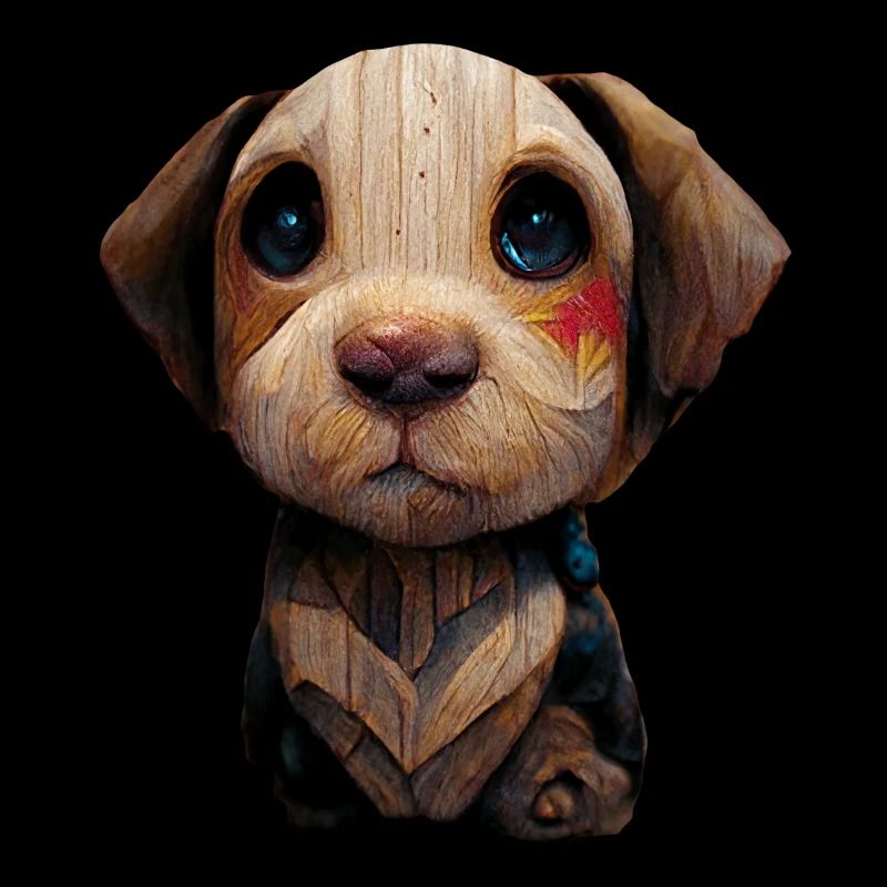 Chiots en bois