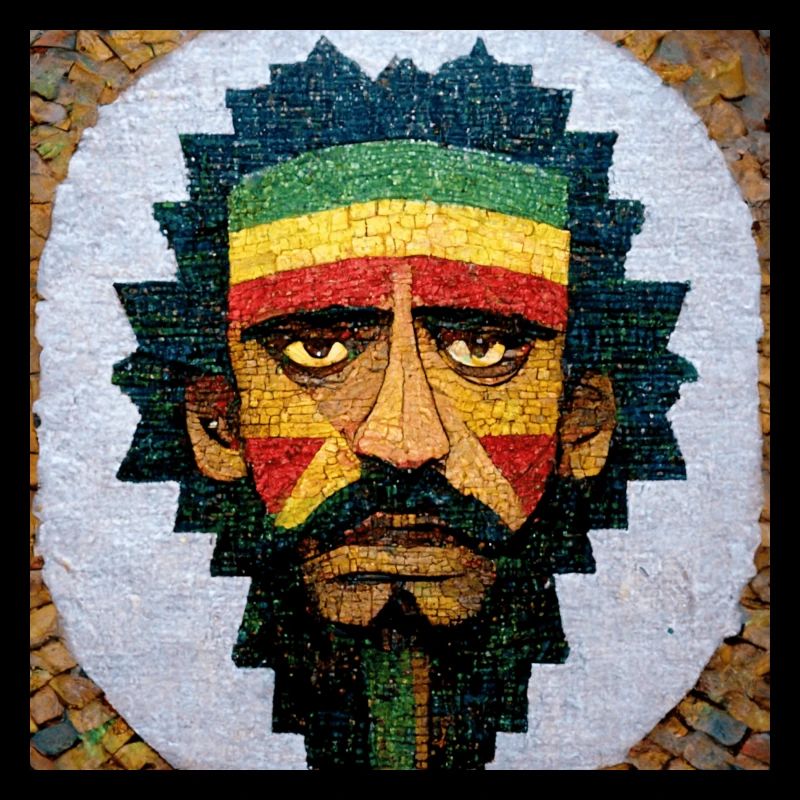 Mosaik Rasta-malerei