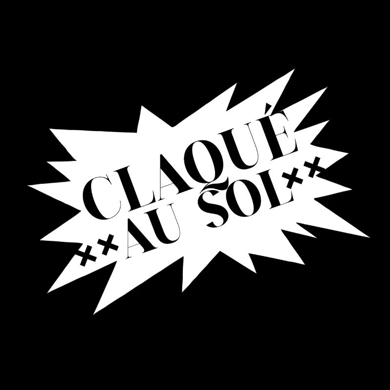 C'est claqué au sol....