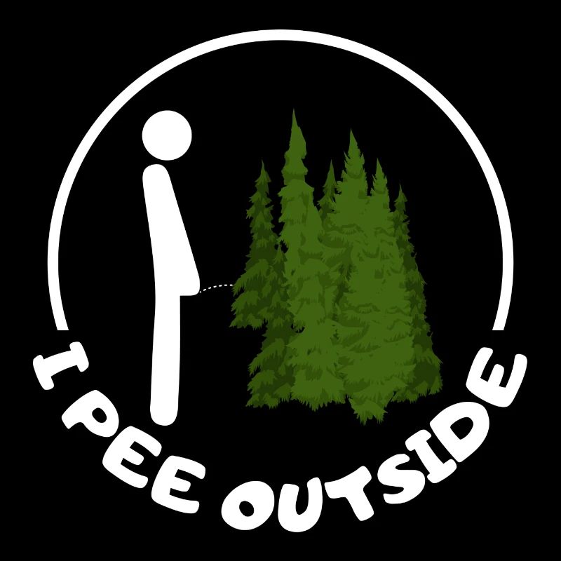 I pee outside! I pee Outside