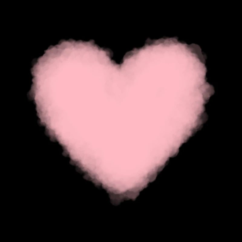 Pink Clouds Heart