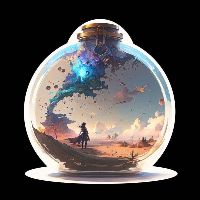 Bottled landscape