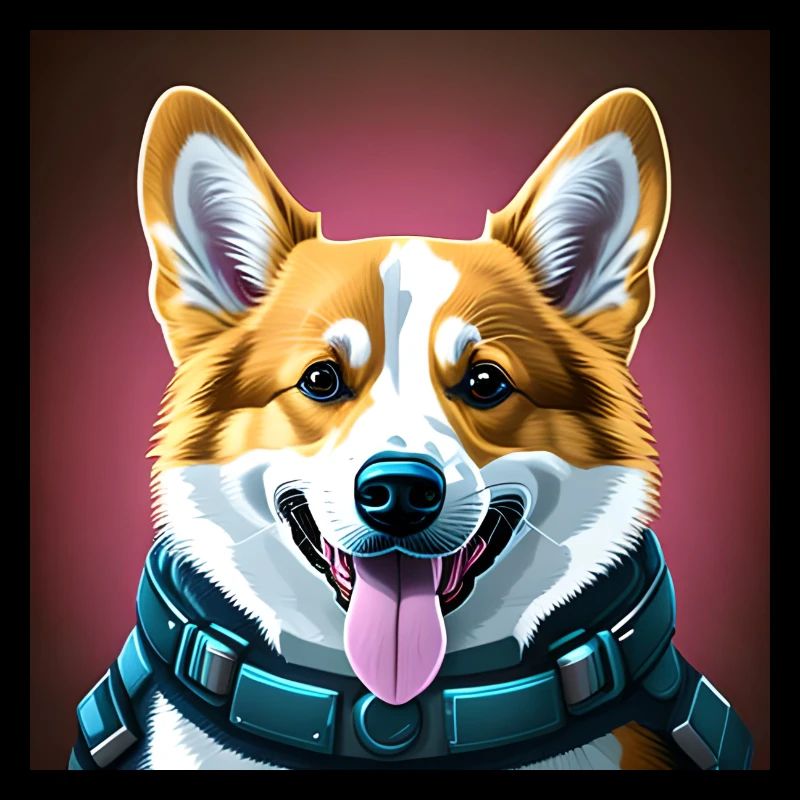 Porträt von Corgi