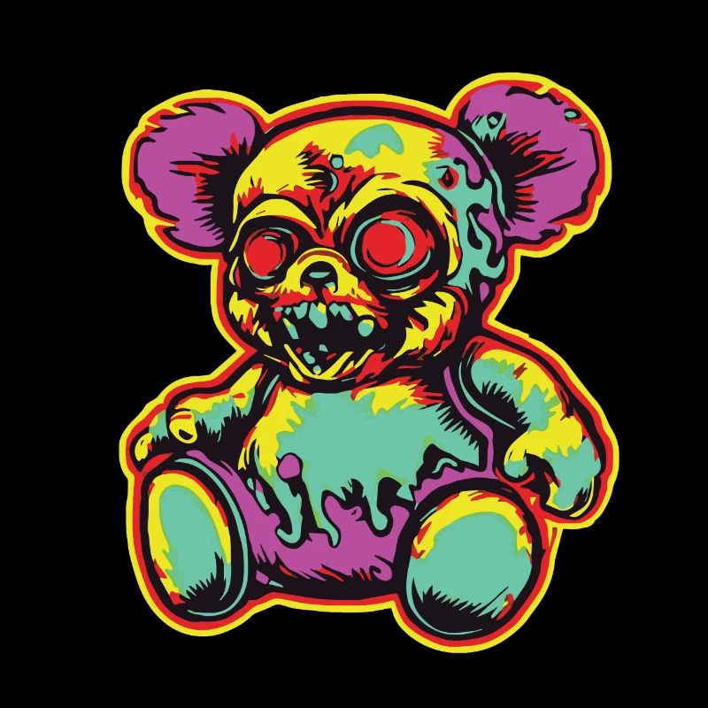 Horror Scary Bear Halloween Witch's Brew