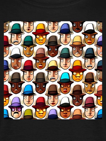 Face In Hat Pattern