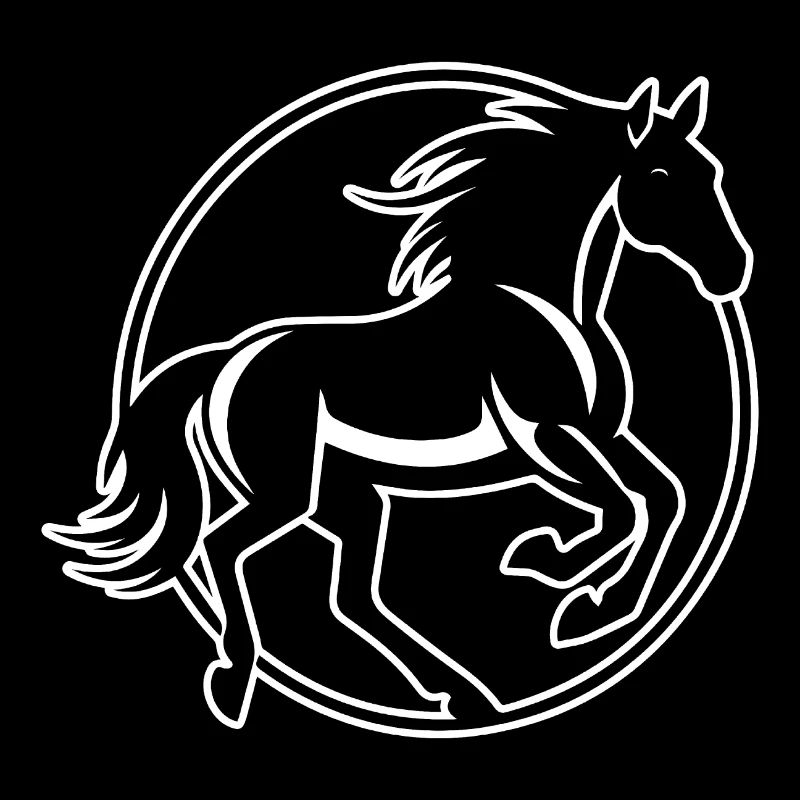 Poney tête de cheval