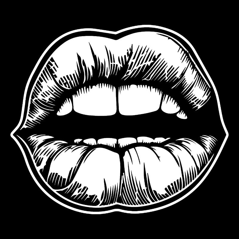 Labios, boca, labios besando