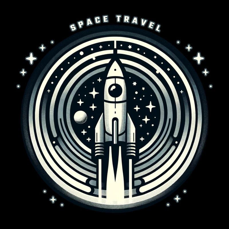 Vintage Kosmische Reise