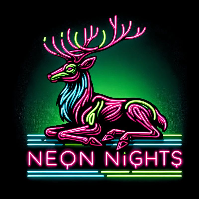 Rennes de nuits au néon