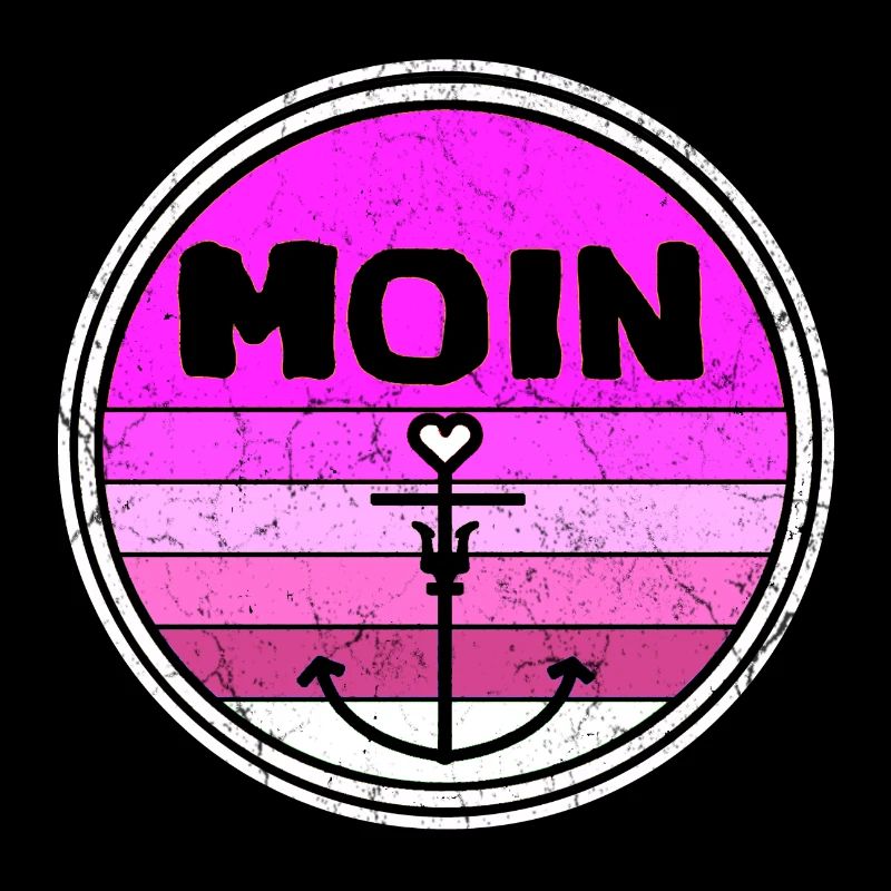 Moin Pink Pinker Glitzer Bling Prinzessin