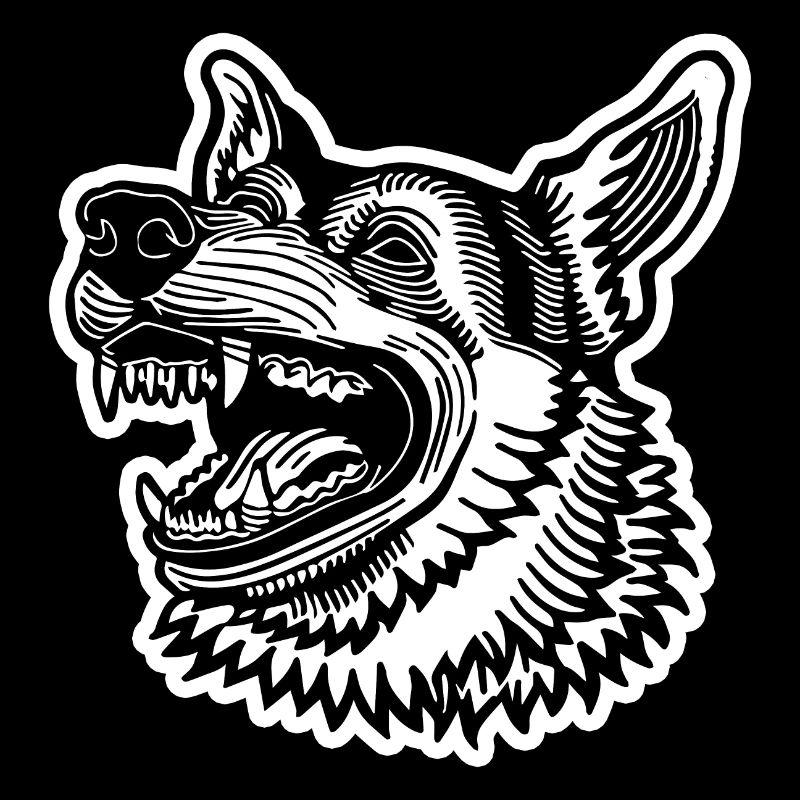 Schäferhund Hund Hundekopf