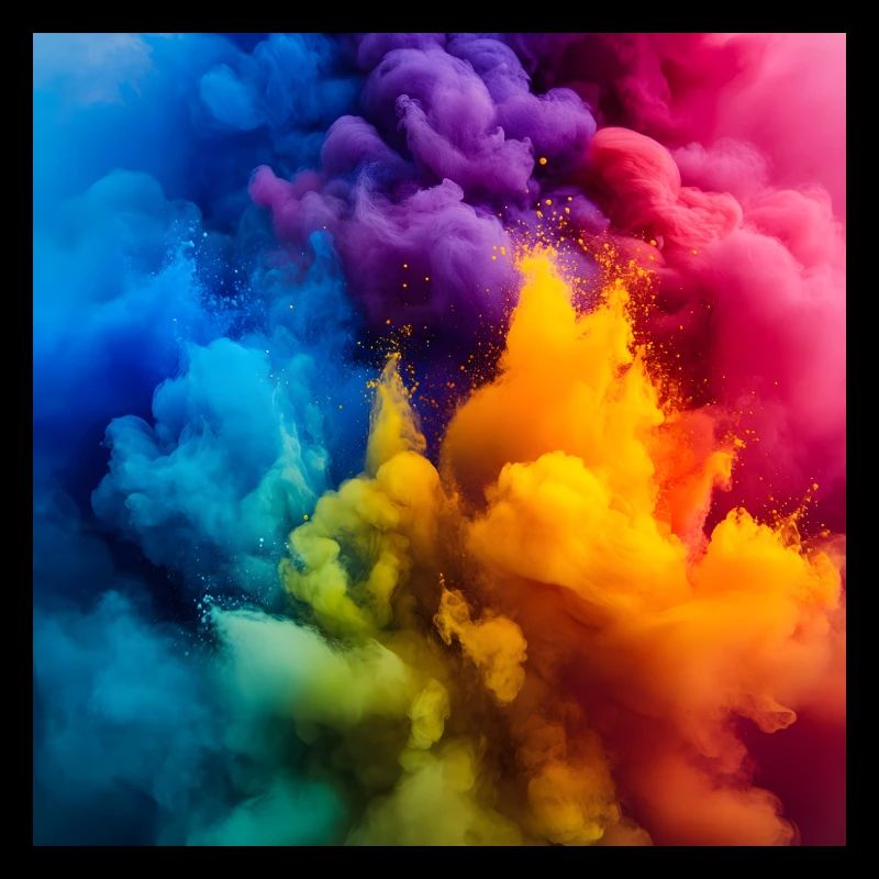 Explosion de couleurs : une touche créative de couleurs Amateurs d’art