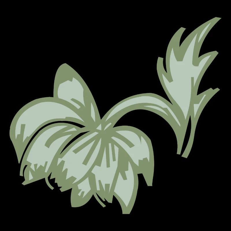 schöne, hängende Blume, florales Design