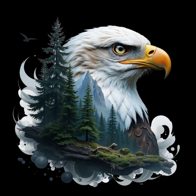 Aigle de la nature