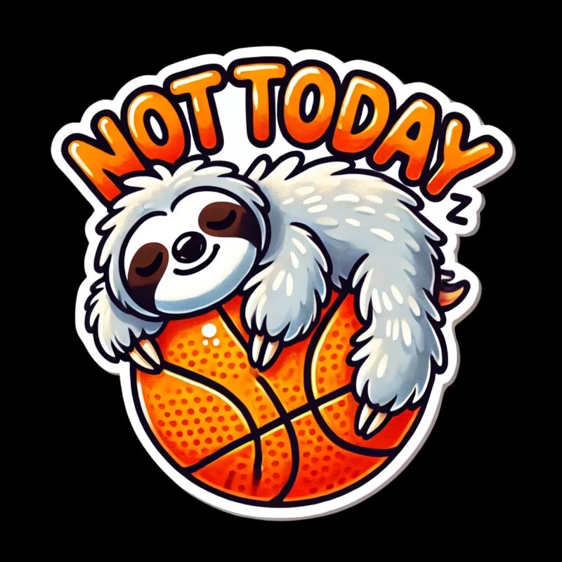 Basketball with sloth