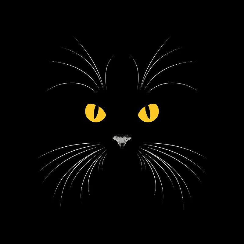 Schwarze Katze