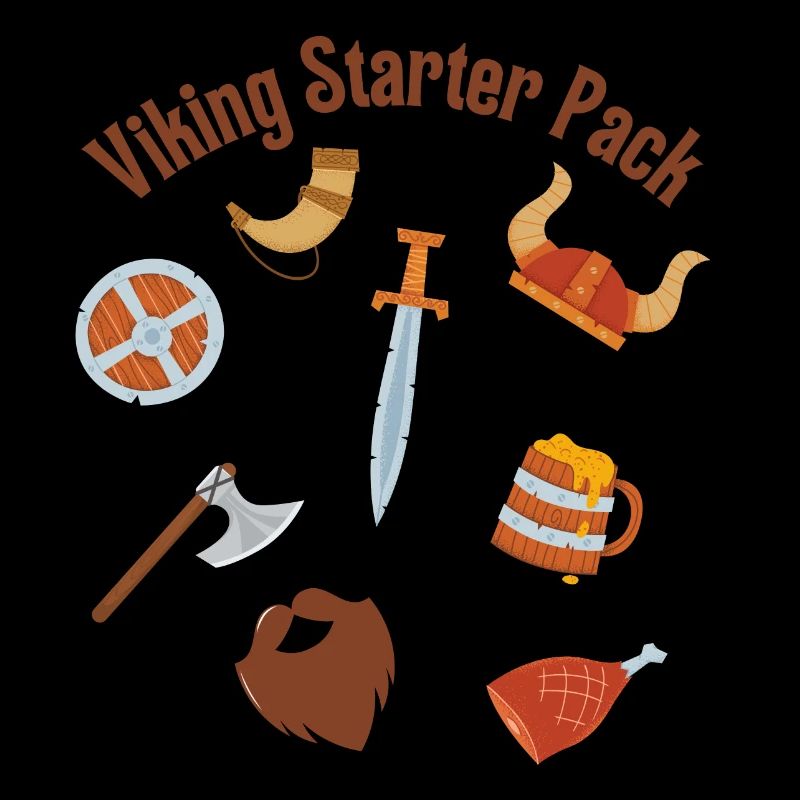 Wikinger Viking Starter Pack Lustig