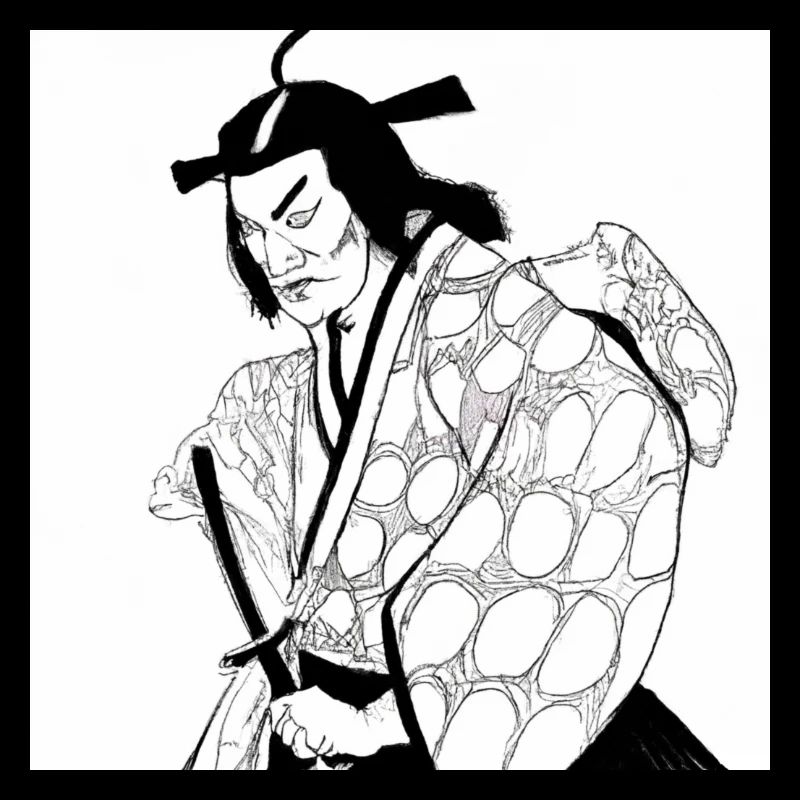 Samurai Ukiyo-e Style