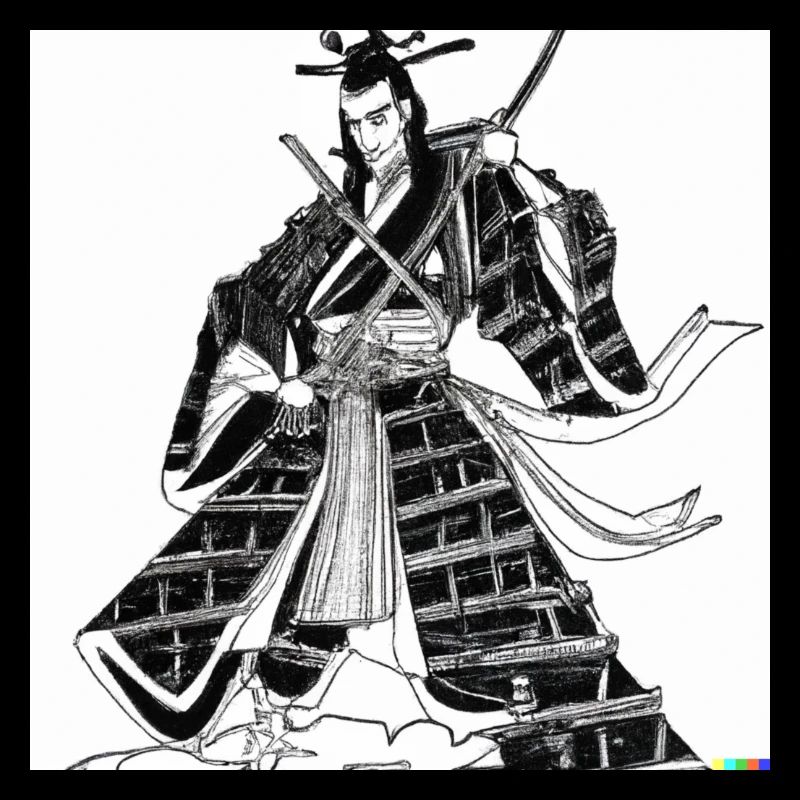 Samurai Ukiyo-e Style