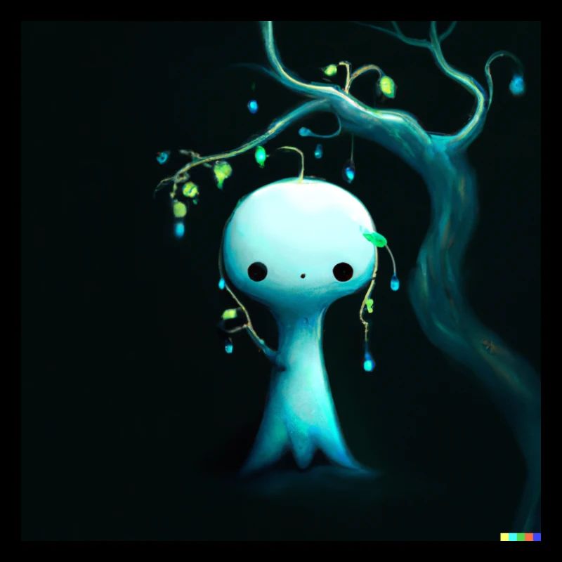 kodama digital artwork
