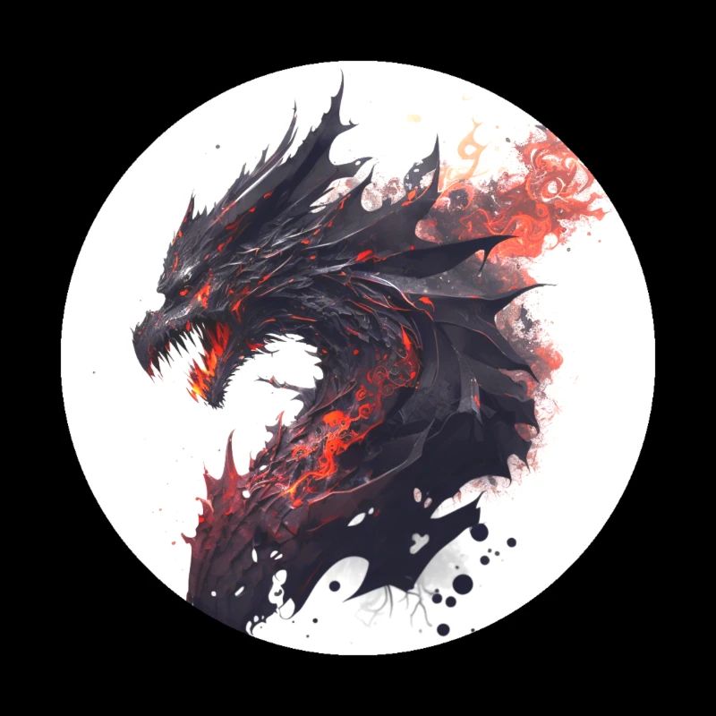 Höllischer Schwarzer Drache