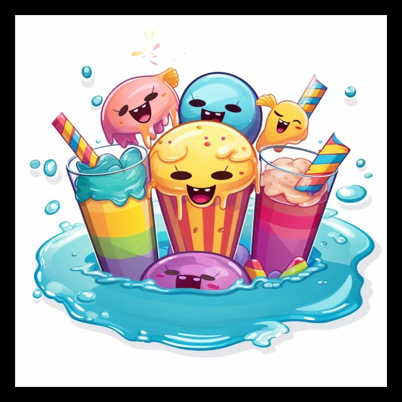 Inflatab Bliss A Cheerful Pool Party with Style