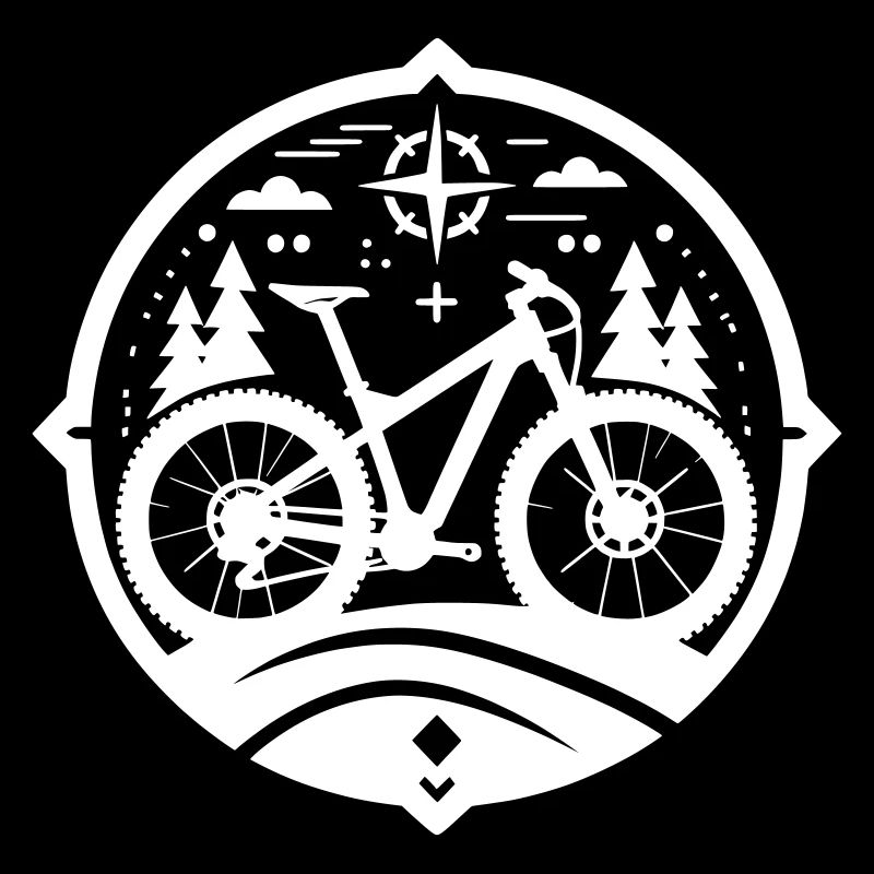VTT sous les étoiles | Création de logo VTT