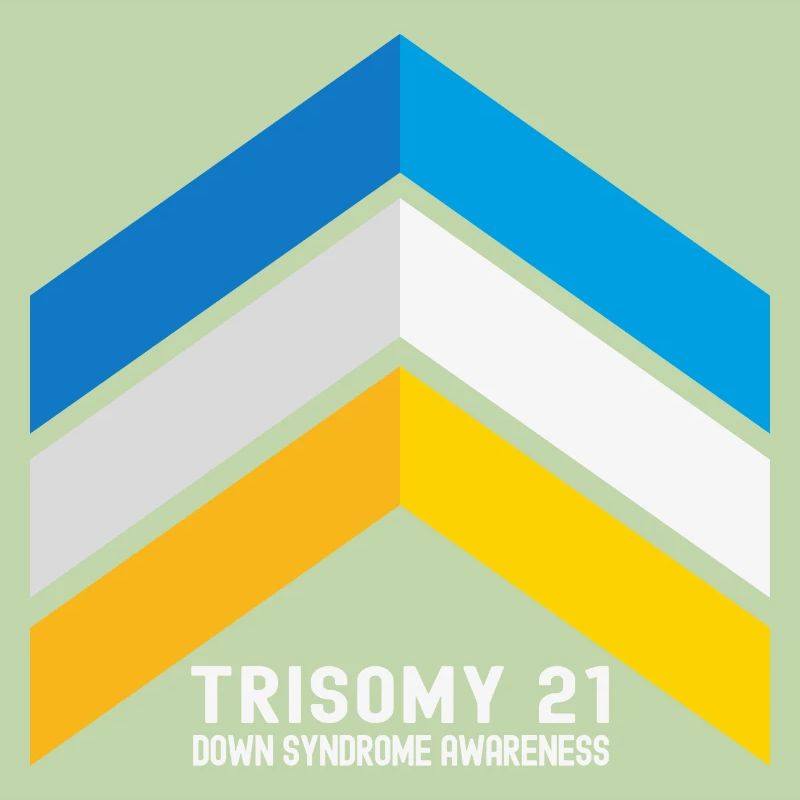 Down Syndrome Three Chromosome Arrows Awareness