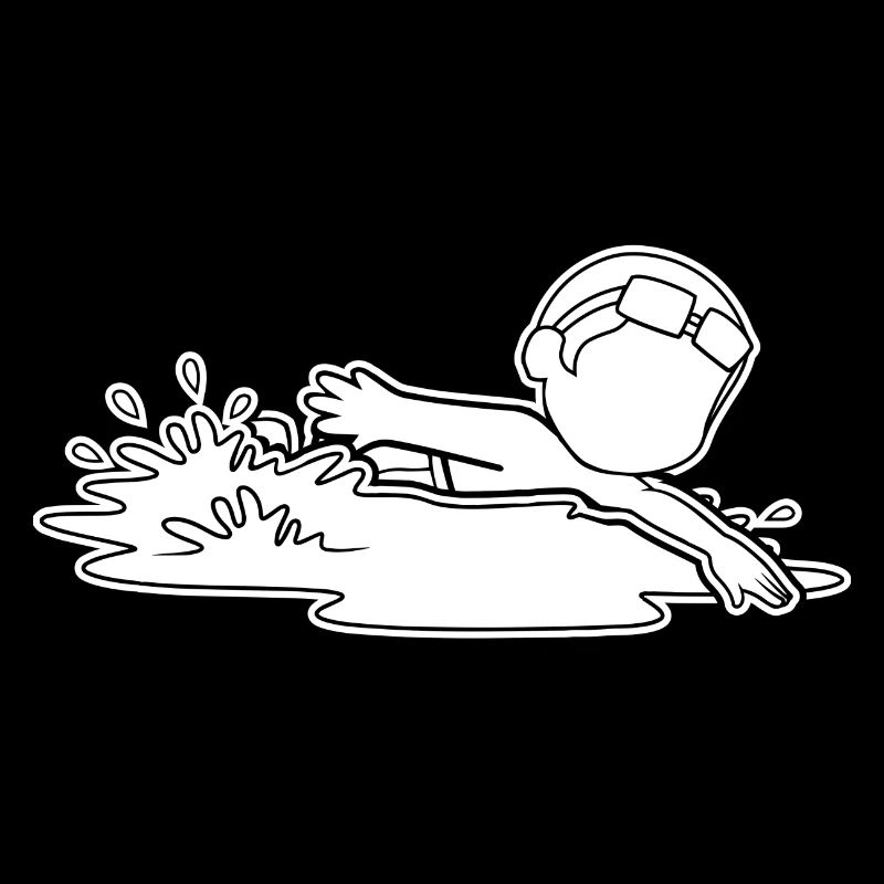 Swimmer white