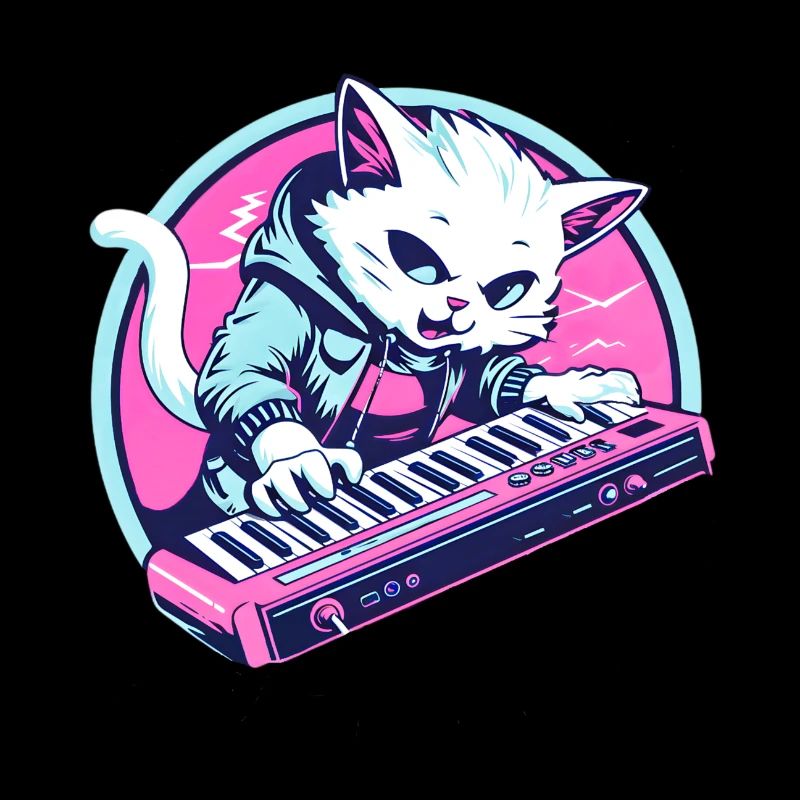 Synth Cat Flashy