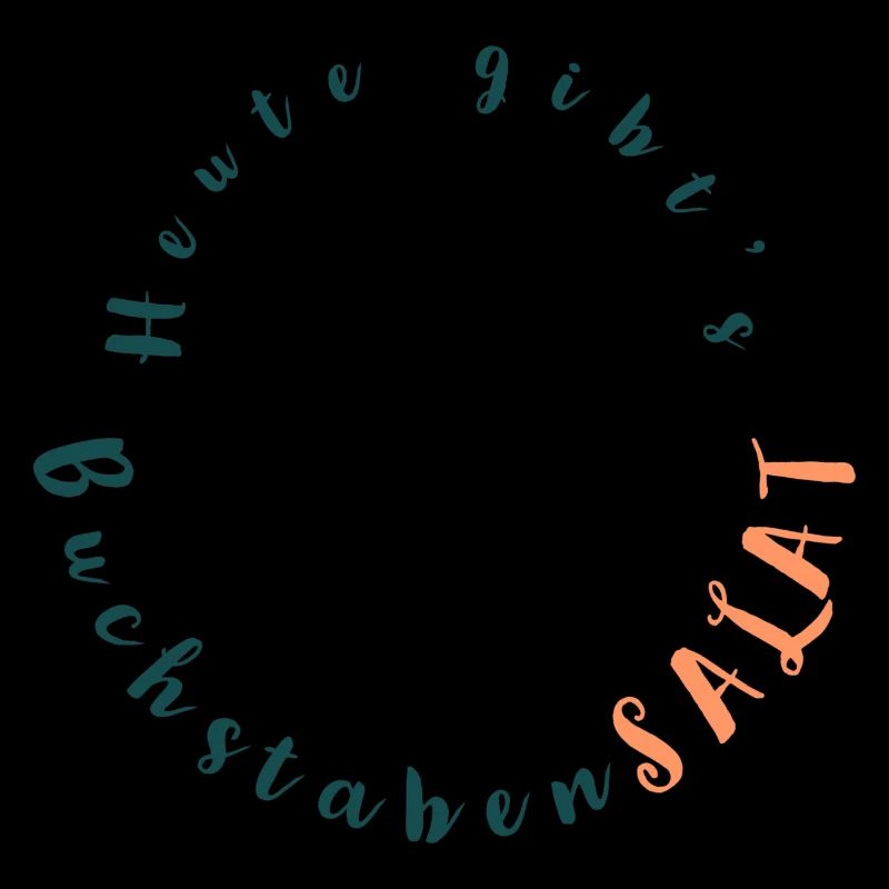 Buchstabensalat - 100 % vegan!