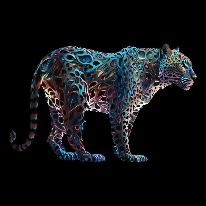 Léopard, Coloré, Jungle