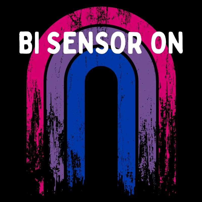Bi Sensor On Bisexual Funny Bi Pride Humor LGBTQ
