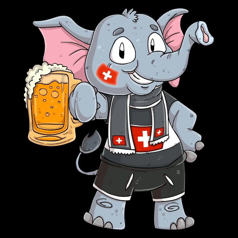 Éléphant éventail suisse