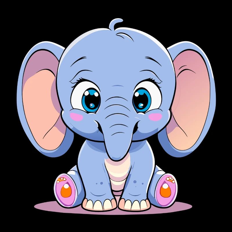 éléphant mignon