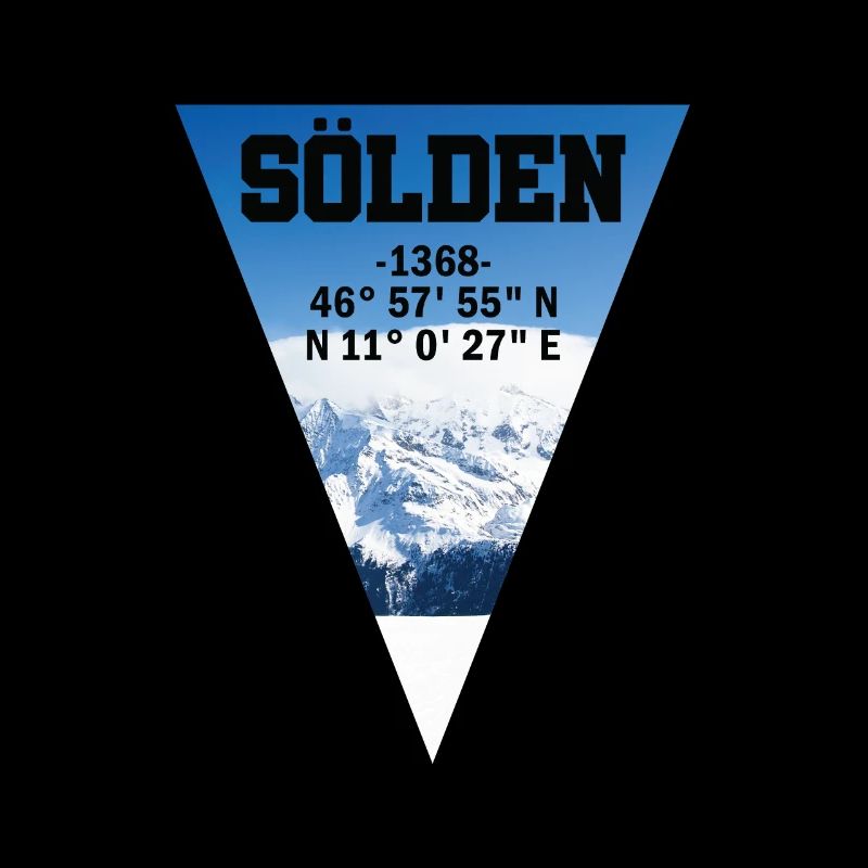Sölden Tirol Austria - Snowboard Retro Geschenk