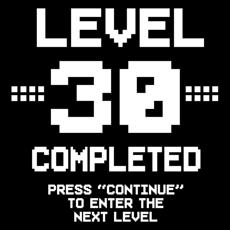 30 Birthday Gamer Level 30 Complete