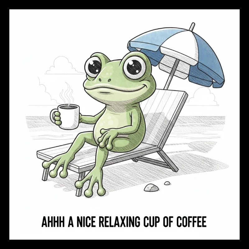 Frog Beach Coffee Chill