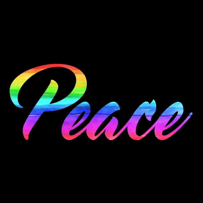 Peace Regenbogenfahne