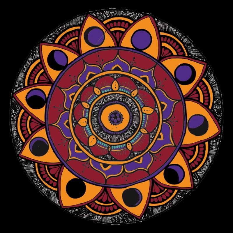 Mandala Blüte